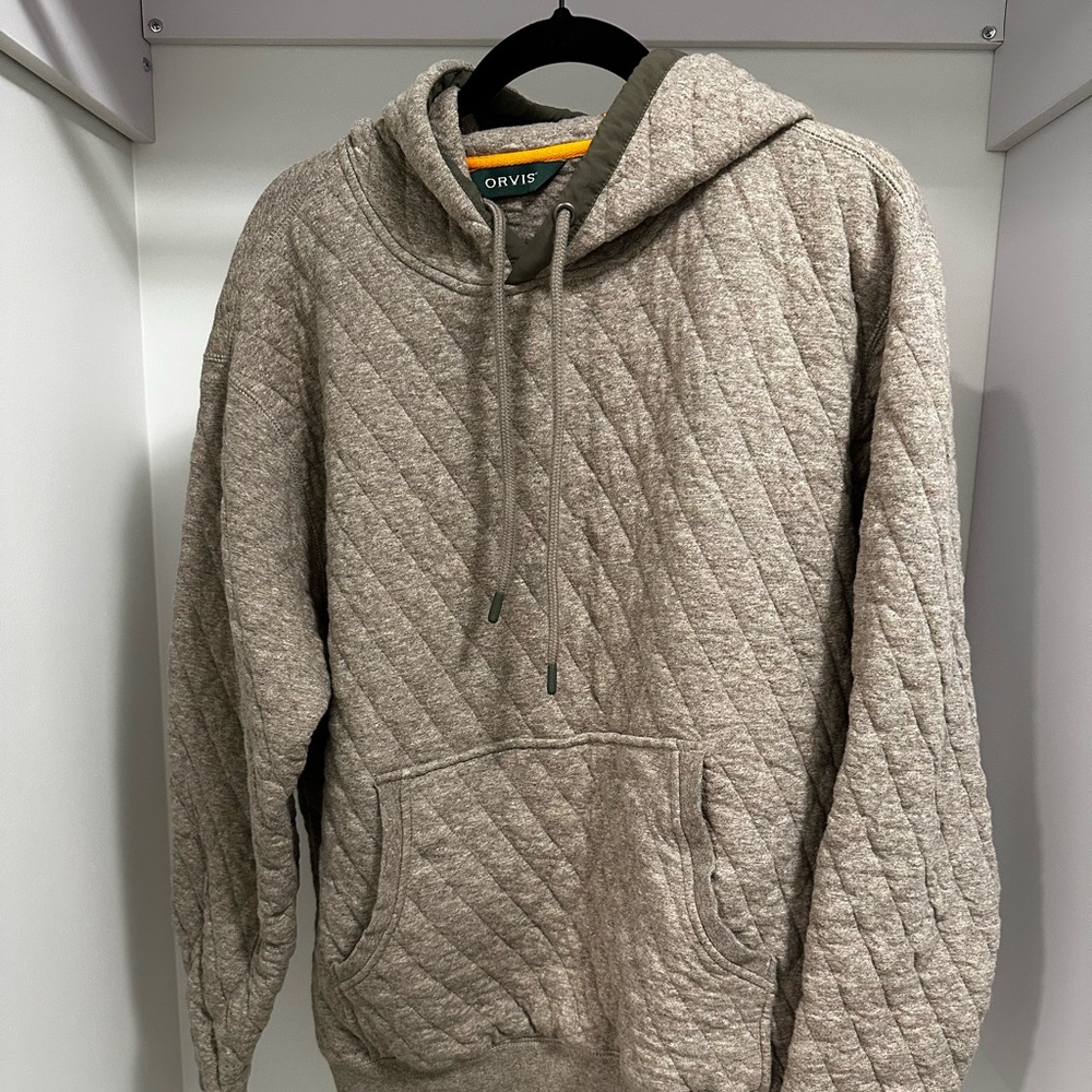 Orvis Outdoor Quilted Hooded Sweatshirt - Men’s L